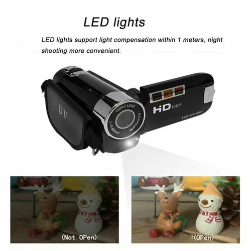 1080P HD Camcorder: Digital Video Camera with 16x Zoom, Recorder - Picture 4 of 24