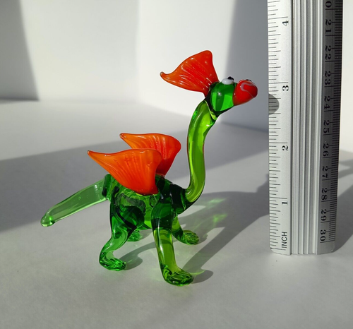 GLASS Animals. Murano glass art the Dragon. A souvenir. Toy - Picture 6 of 6