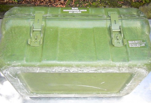BUNDESWEHR GFK KISTE 80x60x40 Maibach Box Ausland Reise Behälter Lager Camping Y - Bild 8 von 12