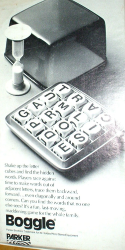 Boggle 3 Minute Word Search Game VINTAGE 1976 COMPLETE - NICE CONDITION - Picture 2 of 2