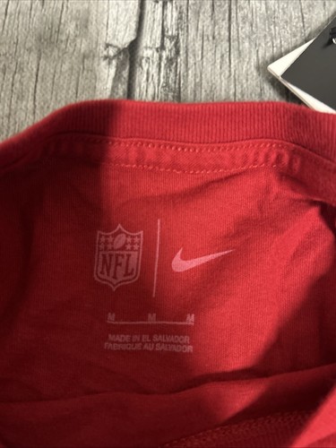 NWT Women’s Nike San Francisco 49ers Long Sleeve Tshirt Medium Red  - Picture 4 of 8