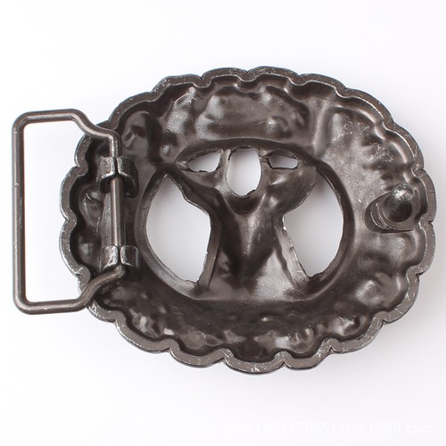 Deer Head Belt Buckle Western Cowboy Native American (HDR-01) - Picture 2 of 2