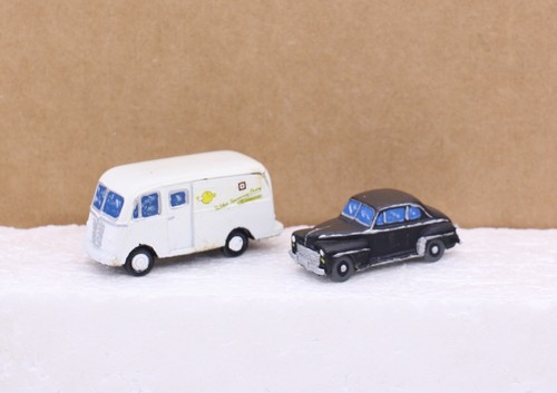 Kits construidos de resina fundida a escala HO COE camión de leche y cupé camión y auto - Imagen 3 de 5