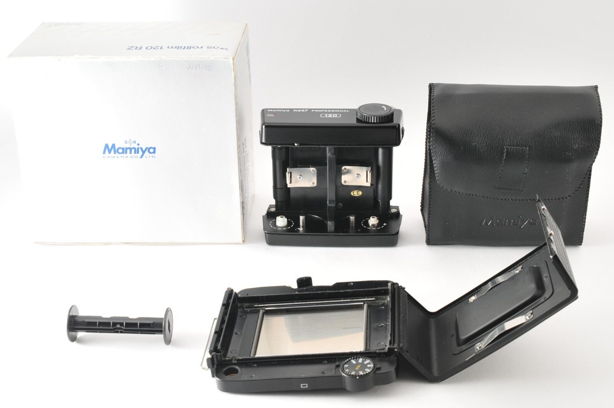 in Box [Exc+5] Mamiya RZ67 6x7 120 Roll Film Back Holder