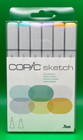 COPIC Sketch Marker Set, 6 Pale Pastels alcohol markers NEW