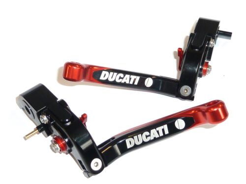 Ducati 950 MULTISTRADA 2019-2021 FOLDING BRAKE CLUTCH LEVERS ROAD RACE TRACK - Picture 2 of 8