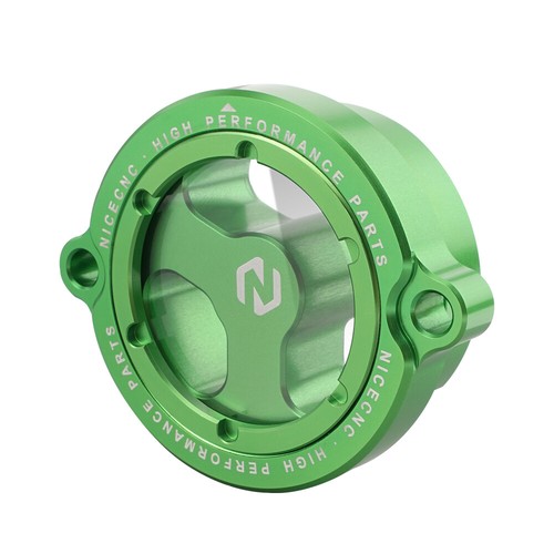 NICECNC Clear Engine Oil Filter Cup Plug Cover For Kawasaki KLR 650 1987-2022 - Picture 9 of 12