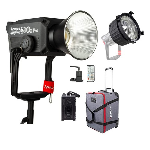 Aputure LS 600x Pro LED Video Light Bi-Color 2700K~6500K  Bluetooth +F10 Fresnel - Picture 1 of 9