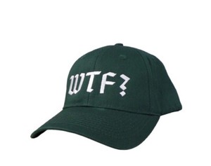 WTF? Humorous Novelty Embroidered Hat Ball Cap OMG Funny New