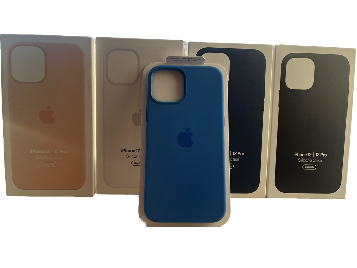 Apple Silicone Case with MagSafe for iPhone 12/12 Pro - Deep