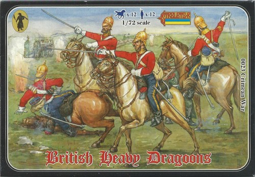 Strelets 0023 / Crimean British Heavy Dragoons Échelle 1/72 Figurines 12X - Picture 1 of 3