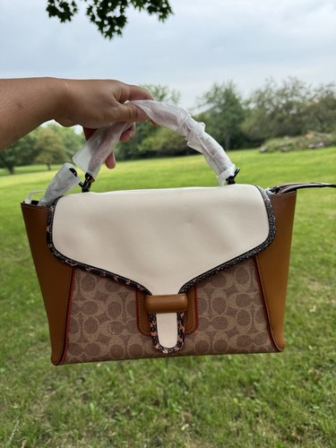 Bolso Bandolera Coach Courier Carryall 23 Nuevo con Etiquetas Derrotado Regalo - Imagen 2 de 11