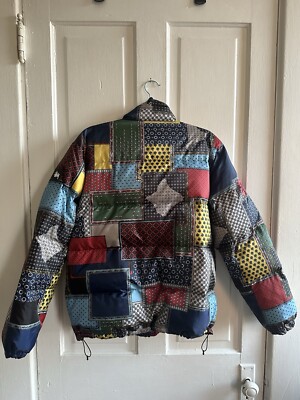 Stussy Puffer Patchwork Multicolor Jacket Size S | eBay