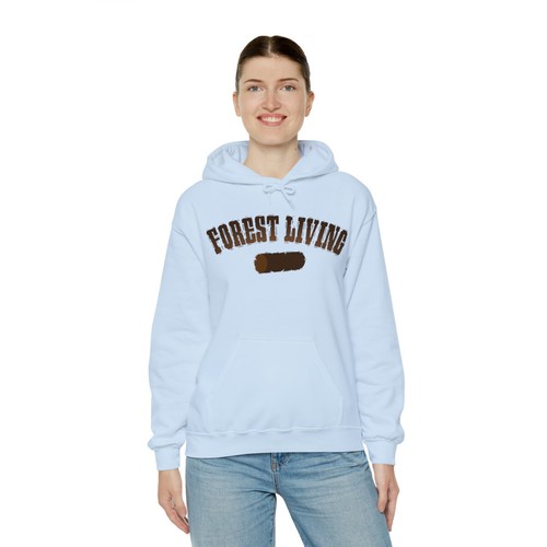 Sudadera con capucha unisex de mezcla pesada "Forest Living" para aventuras al aire libre - Imagen 90 de 109