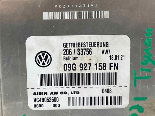 2021 VW Tiguan 2.0L Transmission Computer Control Module OEM 09G927158FN 72K 21 - Picture 2 of 8