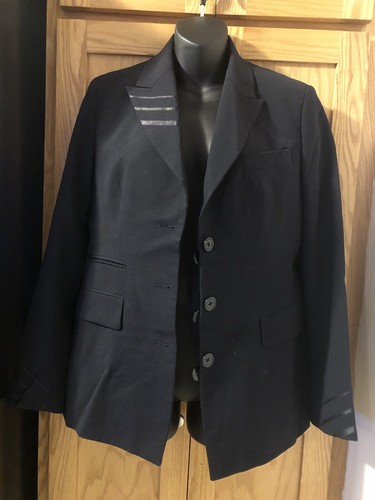 Delta Collection Flight Attendant Uniform Lined Blazer Navy Blue Size 10 - Picture 6 of 8