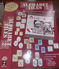 HOT OFF THE PRESS ALPHABET TILE 2 PAPER BOOK - CUT OUTS