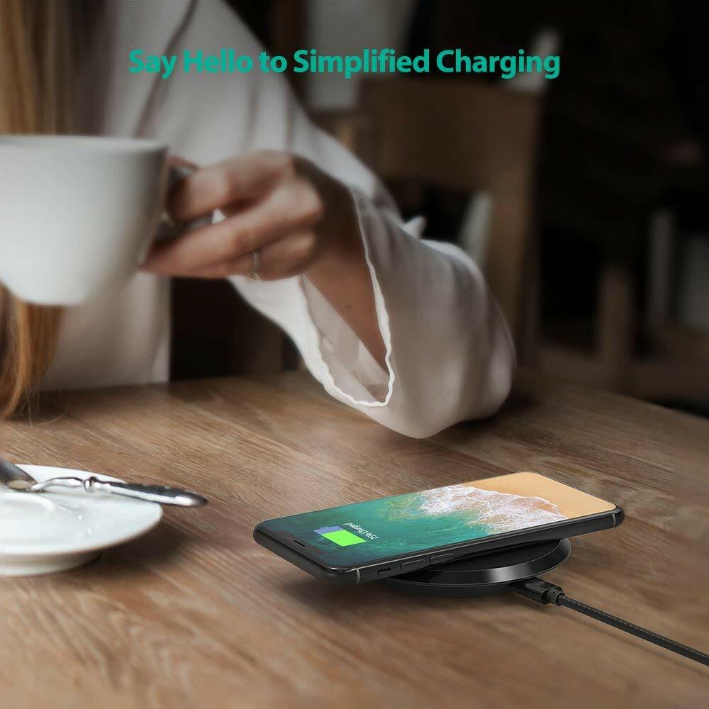 RAVPower Qi Certified 10W Fast Wireless Charging Pad (NO Adapter