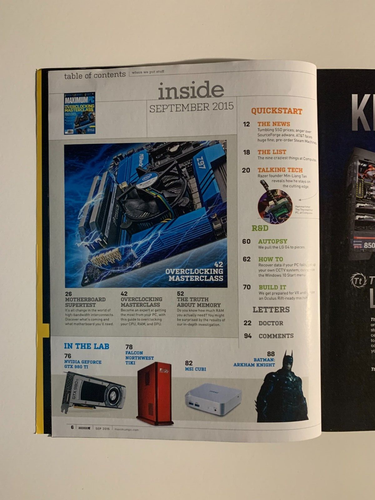 740 MAXIMUM PC Magazine September 2015 Used in like new condition - Picture 2 of 3