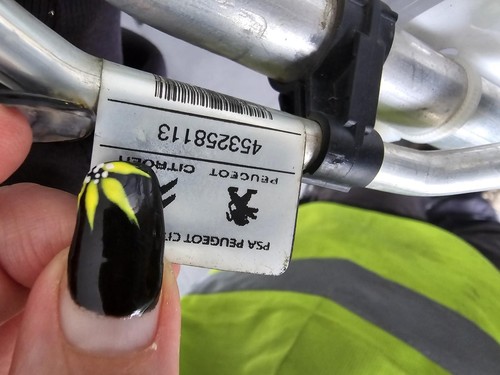 A/C HOSES VAUXHALL CROSSLAND X 2019 93476788 & 453258113 - Picture 9 of 10
