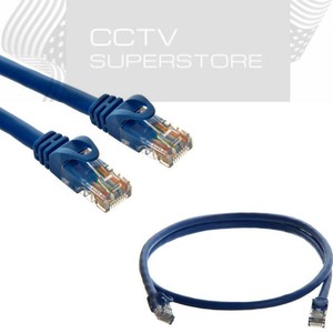 30ft Cat6 Patch Cord Cable 500mhz Ethernet Internet Network LAN RJ45 UTP Blue