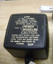 Power Wheels 6VDC Battery Chargers Model:BC-120-61200 and Model:C-6080 