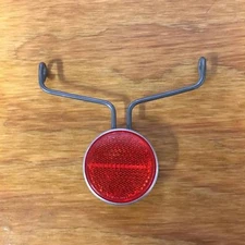 BICYCLE BANANA SEAT REFLECTOR WITH BRACKET FIT SCHWINN STINGRAY MUSCLE BIKE 