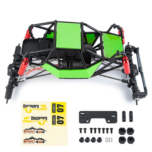 Per 1/10 RC crawler assiale SCX10 II 90046 telaio corpo chiglia asse a rullo gabbia - Foto 3 di 17
