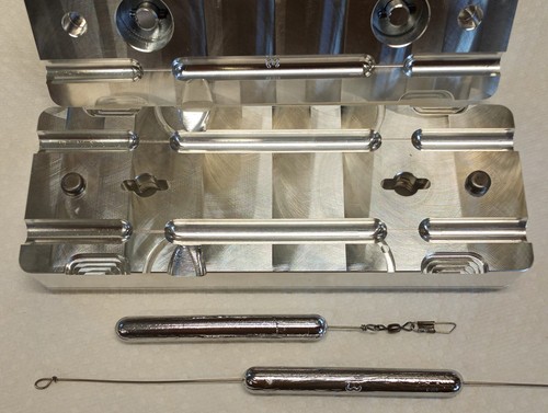 Pencil Bottom Bouncer Weight Mold - 3 oz - 第 1/5 張圖片
