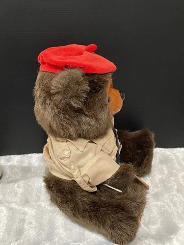 Raikes Bär in OVP mit Etikett 1986 signiert Cecil Regisseur Holz Gesicht Füße Geschenk - Bild 4 von 16