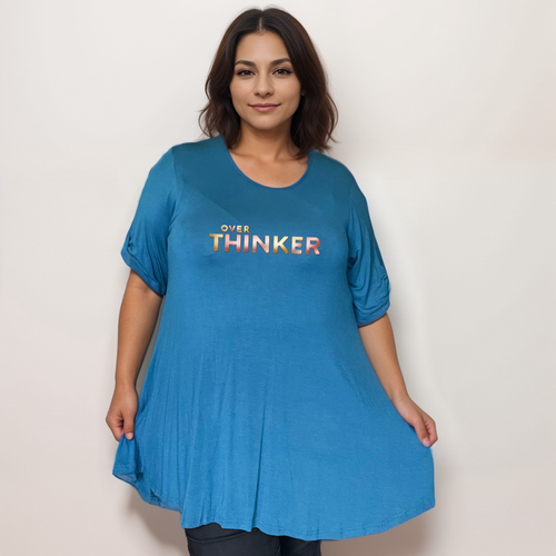 Swing Top with “Over Thinker” Logo - Picture 42 of 77