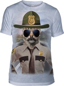 The blend Tri Kitten Camiseta Adult Manimal Tri de blend Mountain qanBPf