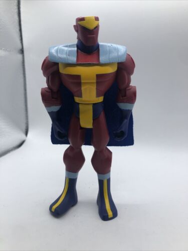 Batman Brave and the Bold RED TORNADO Mattel 5" Figur 2009 DC Cyclone Spinner - Bild 3 von 5
