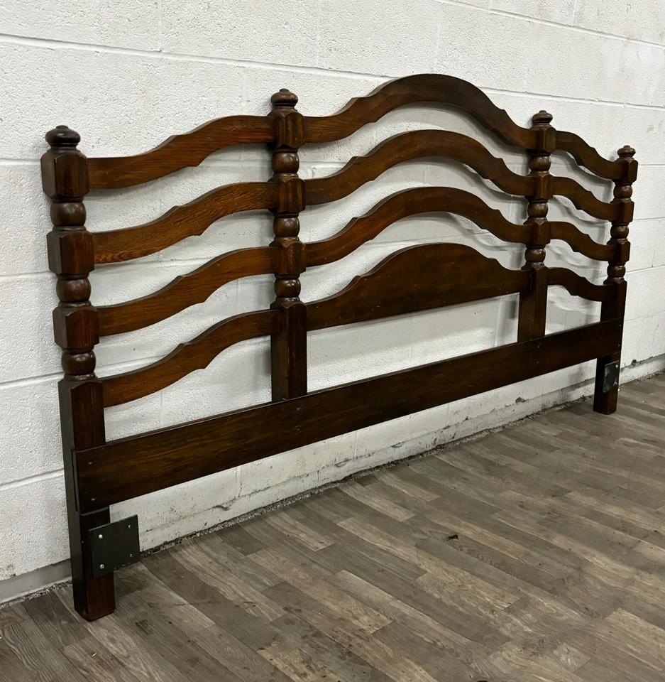 Cabecero de escalera vintage tamaño king francés estilo Luis XV o forma Foto 2 de 4