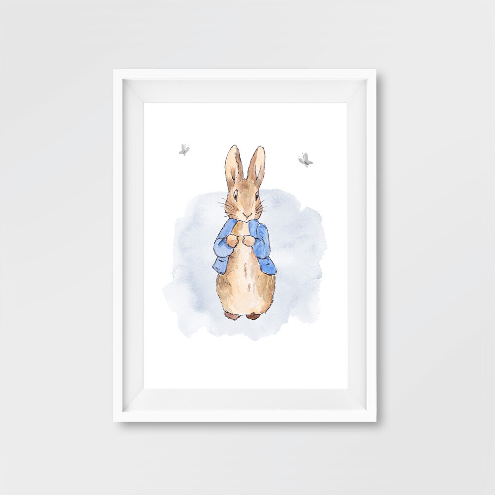 Peter Rabbit Nursery Prints Childrens Bedroom Wall Art Pictures Decor Posters