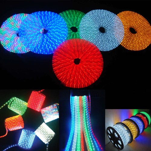 LED Rope Lights 10' 25' 50' 100' 150'ft Accent Christmas Decorations Extendable - Picture 2 of 93