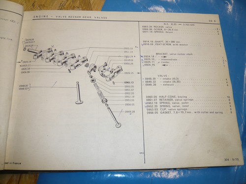 Peugoet 304+204,Kipphebelbock , ( Neu & Original ) Nr. 0926.15 - Foto 3 di 3