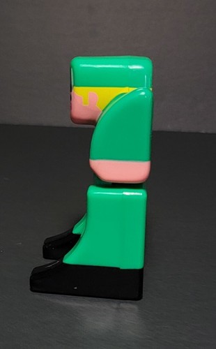 Vintage Double Dooz Transformer Block Folding People Figure Green Mattel 1985 - Picture 9 of 13