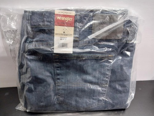Wrangler Authentics Men's 5-Pocket Regular Fit Jean | Twilight Flex | 40W x 30L - Picture 2 of 4