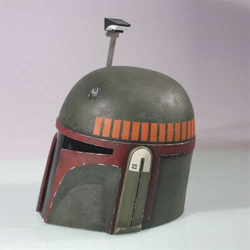 Star Wars The Bounty Hunter Boba Fett Helmet Cosplay 1:1 Wearable FRP Props Mask - Picture 4 of 10