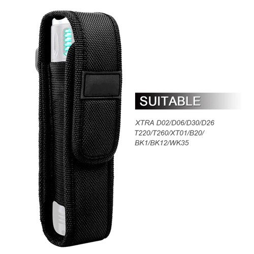 Bolsa táctica EDC cuchillo plegable de nailon funda camping exterior - Imagen 5 de 12