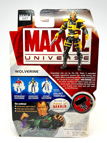 Marvel Universe Wolverine 3.75" Series 2 Figure #027 Hasbro - New - Picture 2 of 2