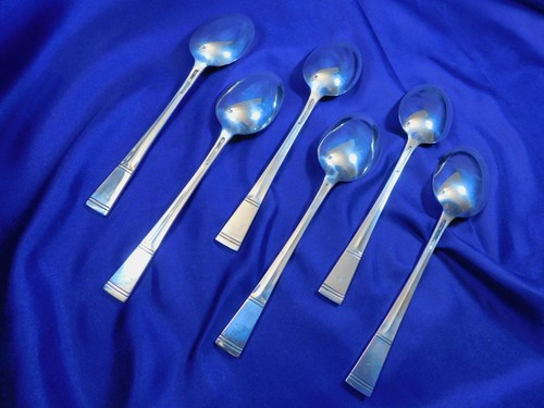 LUNT COLUMBINE STERLING SILVER OVAL SOUP SPOON - NEARLY NEW CONDITION - Bild 5 von 8