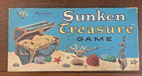 Vintage Parker Brothers 1959 Sunken Treasure Board Game Complete USA - Picture 1 of 7