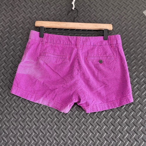 J. Pantalones Cortos Acanalados Crew Rosa Púrpura Para Mujer Talla 4 Ropa Informal Verano - Imagen 2 de 7
