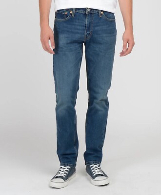 LEVIS 511 Jeans Mens Slim Fit Original Riveted Azul Oscuro Stonewash Denim Gift