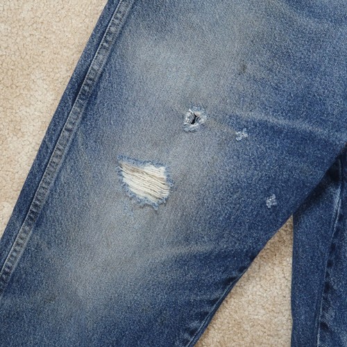 Rustler Regular Fit Straight Leg Jeans Men's 38x29 (36x29) Distressed Faded - Picture 2 of 13