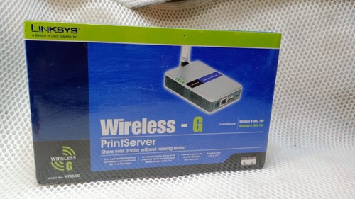 Linksys WPS54G Wireless-G PrintServer Factory Sealed - Picture 1 of 6