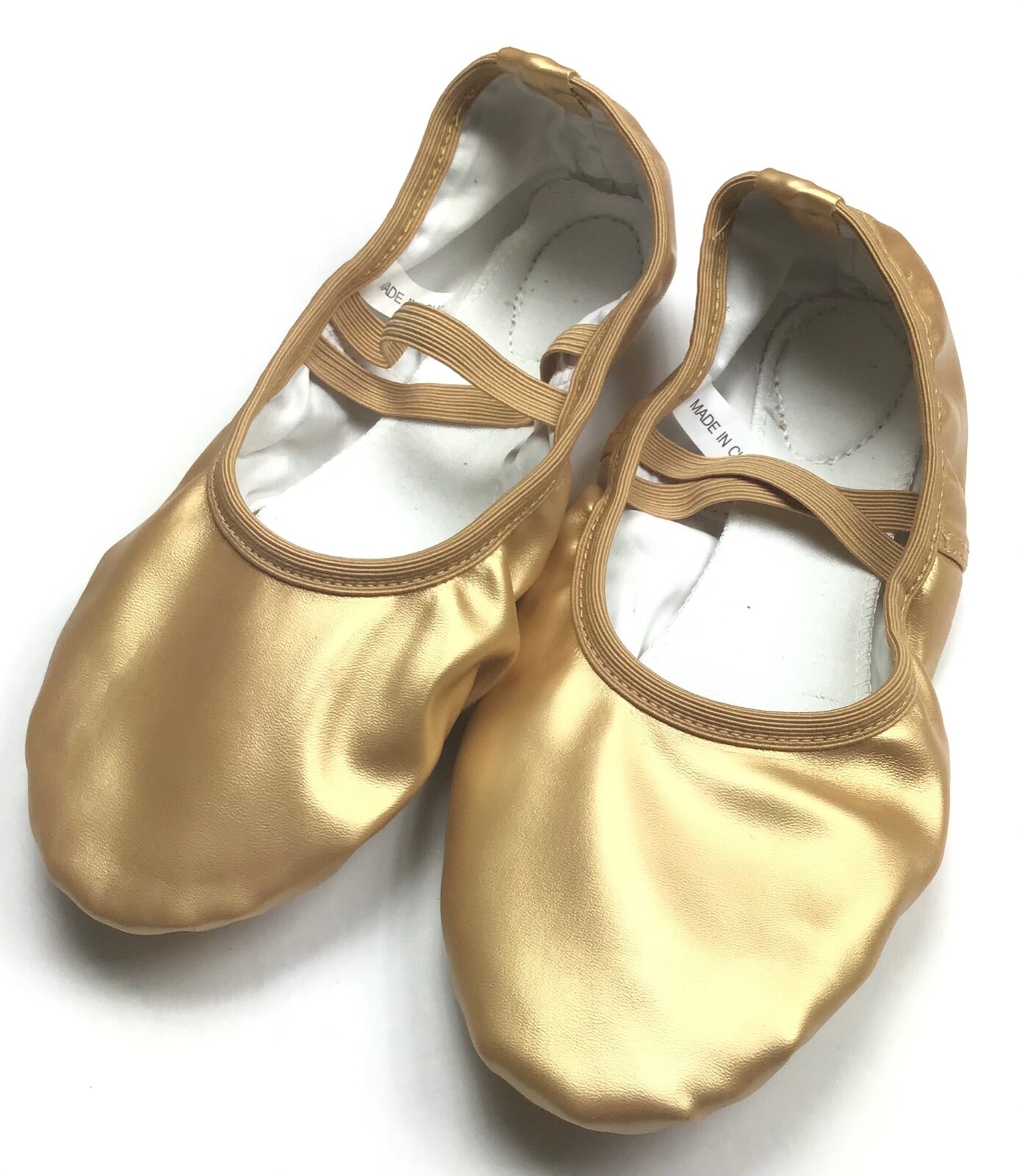 PANTOFOLA D’ORO Scarpe pantofole pieghevoli suola spaccata flessibile balletto oro donna 1 5 taglia 33