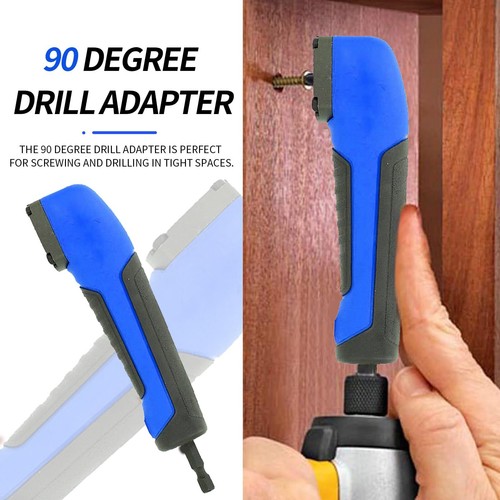 Right Angle Drill Attachment 90 Degree Drill Adapter Screwdriver Socket Adapter - Picture 3 of 7